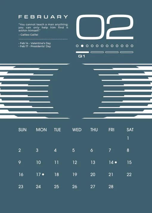 2025 Desk Calendar - Image 6