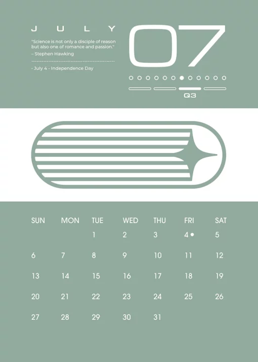 2025 Desk Calendar - Image 11