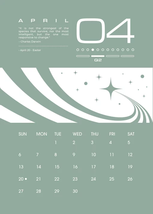 2025 Desk Calendar - Image 8