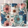 Bold Bloom Reverie – Boho Skinny Tumbler