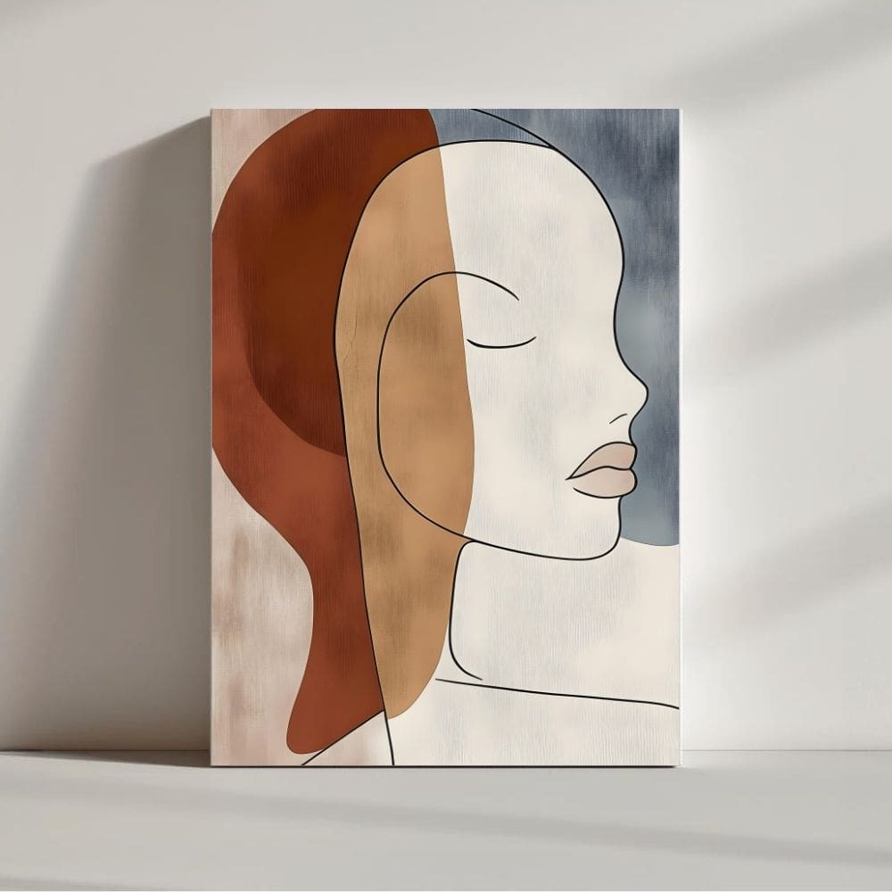 Whispers of Stillness – Boho Canvas Wall Art ()